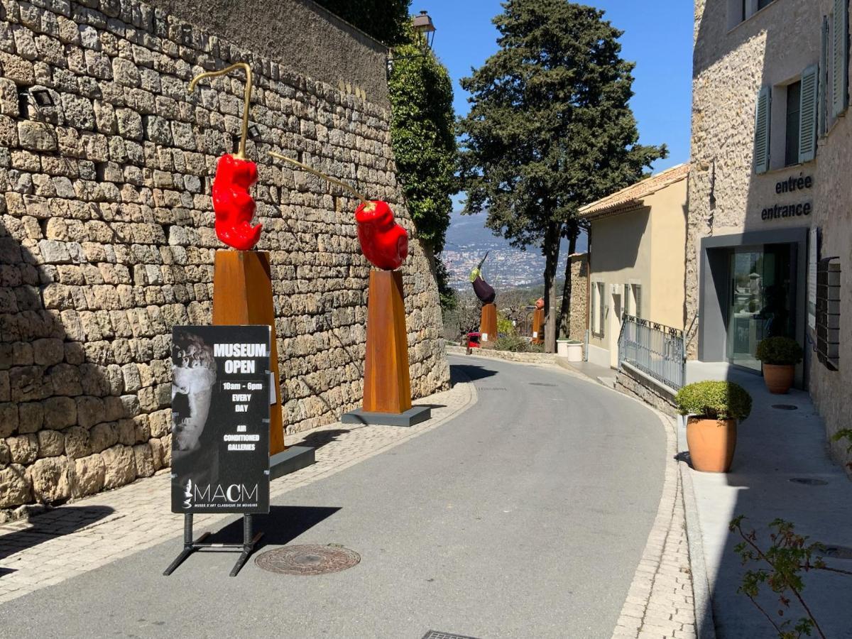 Mougins Collection - Magnifique Maison Au Coeur Du Vieux Village De Mougins, Vue Sur Les Alpes Du Sud מראה חיצוני תמונה