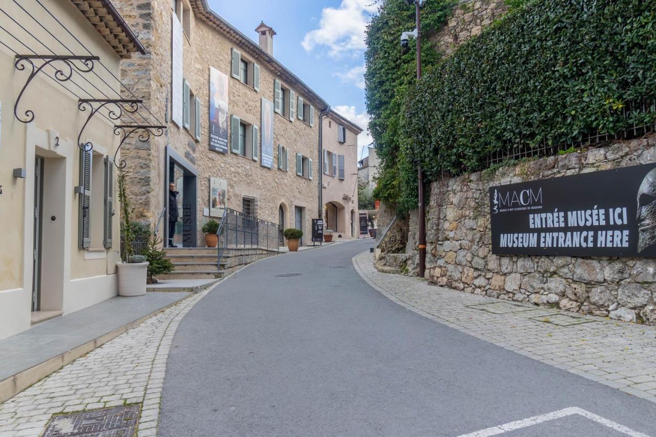 Mougins Collection - Magnifique Maison Au Coeur Du Vieux Village De Mougins, Vue Sur Les Alpes Du Sud מראה חיצוני תמונה