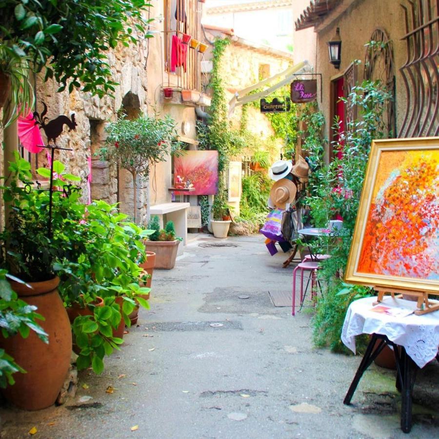 Mougins Collection - Magnifique Maison Au Coeur Du Vieux Village De Mougins, Vue Sur Les Alpes Du Sud מראה חיצוני תמונה